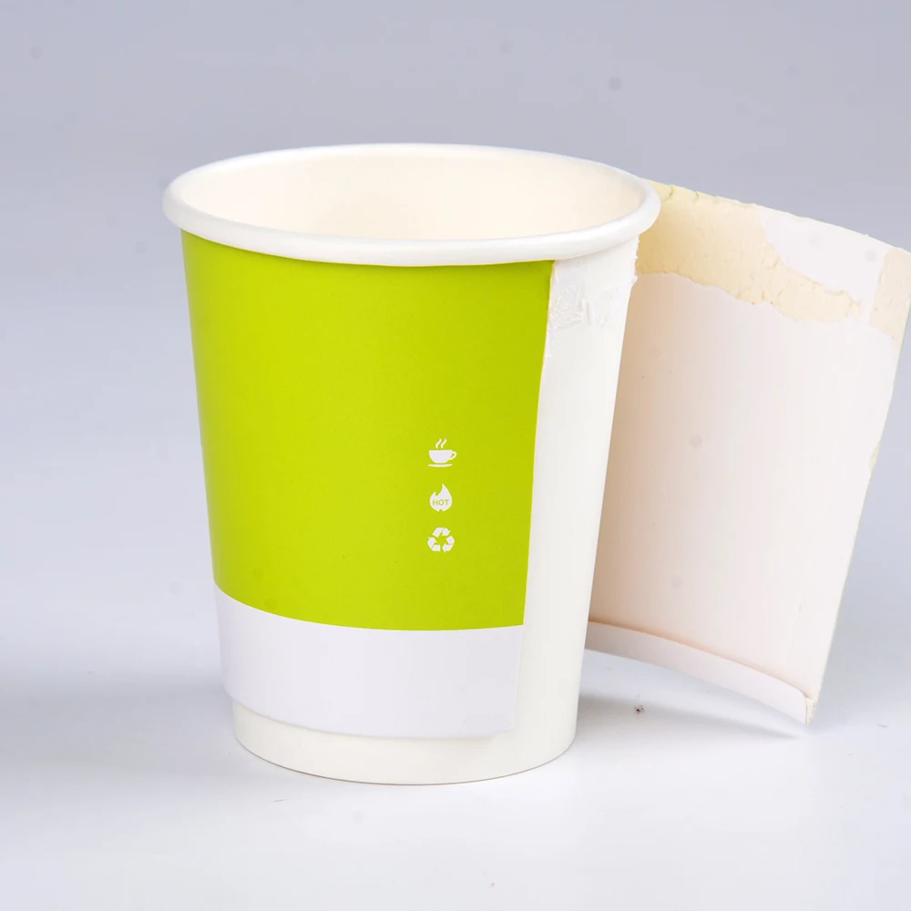 Eco Friendly Printed Logo Buy Paper Cup Take Away Coffee Cup 8 oz 12 oz Paper Cup - Image 4