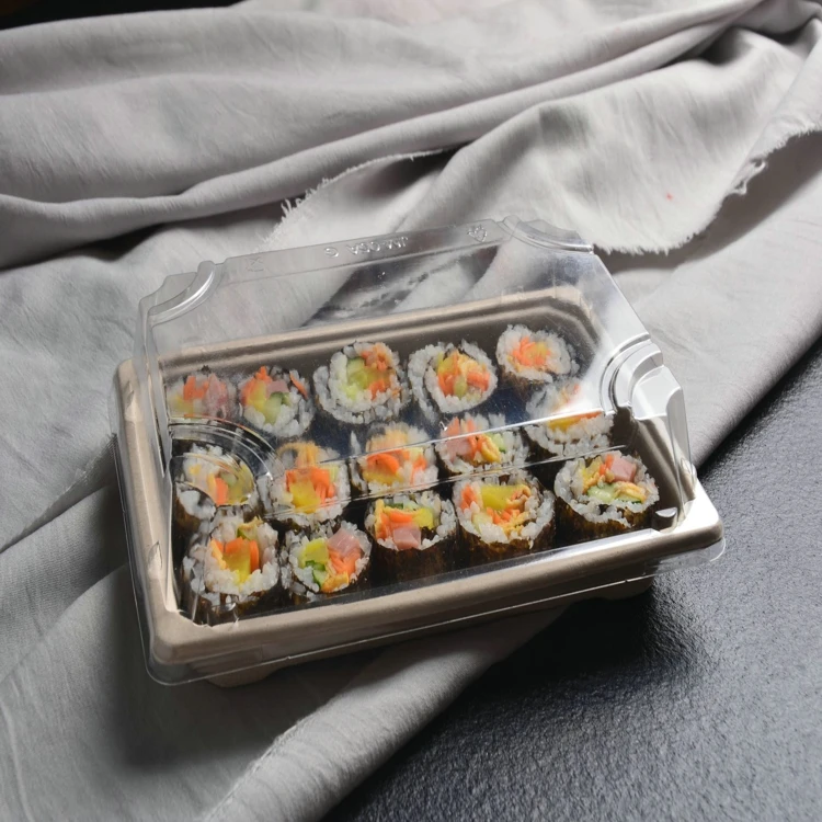 Wholesale Set Serving Easy to Go Sushi Tray Ship Type Hot Dog Box Disposable Kraft Paper Boat Container - Image 3