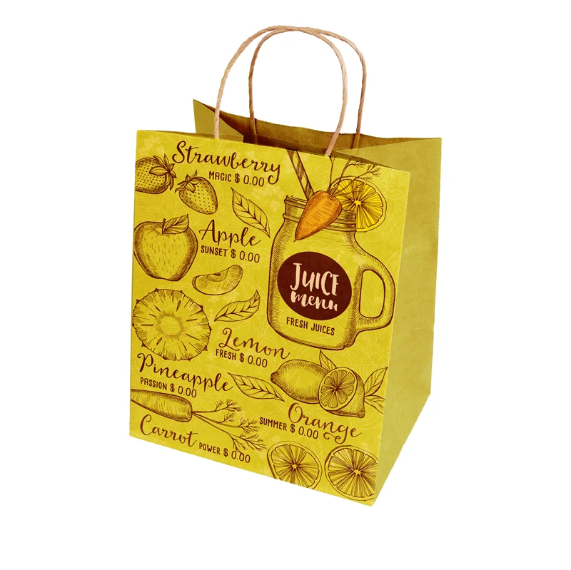 Customized Disposable Paper Bag Top Seller Cheap Price Shopping Bag with Handle - Image 3