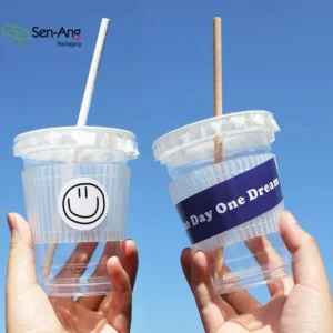 New Arrival Biodegradable Plapaper Custom Paper Straw Individually Wrapped