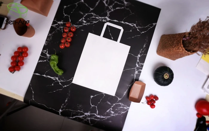 Oil Proof 50 Pc 11Cm X 21Cm 5Cm Xixi Without Handle Eco Friendly Kraft Paper Bag Custom - Image 4