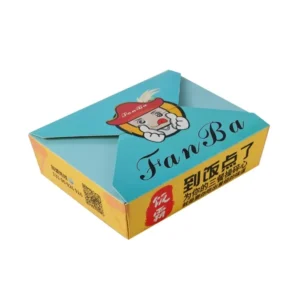 Paper Carryout Container Compartment Take Away Takeaway Food Box