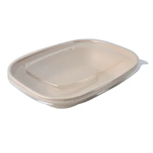 Disposable Pulp Food Sugarcane Take Way Biodegradable Bagasse Rectangle Eco Friendly White Box