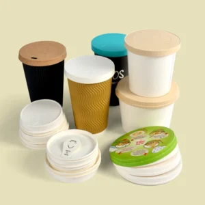 Wholesale Kraft Paper Paper Cup Lid for Sale