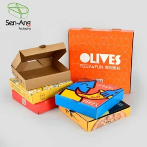 Pizza Box 6 7 8 9 10 11 12  13  14 15  16  17  18  19 Inch Corrugated Pizza Box for Template