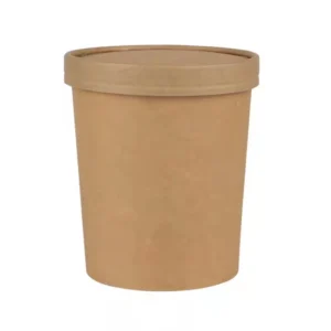 Disposable Paper Soup Cup with Lid Custom Printing Eco Friendly Cups for Soup