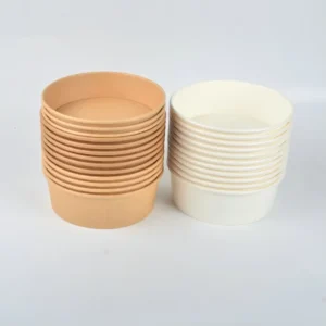 Promotion Soup Bucket Cover 500 750 1000Ml With Lid Paper Salad Delivery Package Cup Bowl