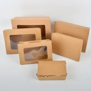 Custom Eco-friendly Kraft Paper Disposable Rigid Food Packaging Box for Charcuterie Brunch & Lunch Grazing Platters
