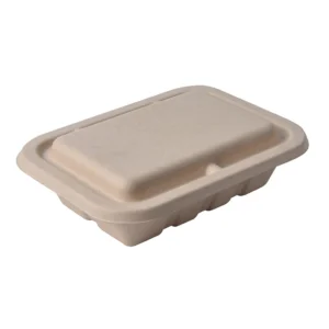700ml 850ml 1000ml Disposable Bagasse Sugarcane Food Biodegradable Box Packaging