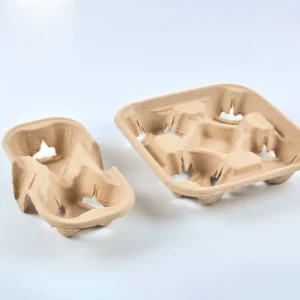 Factory Drink Carrier Tray Take Away Paper Bag Sleeve Takeaway 2 4 6Cups Cup Holder for Coffee