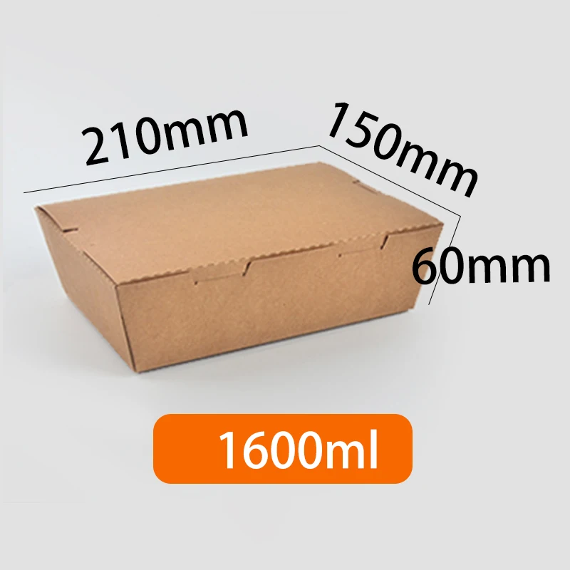 1600 Customized Food Grade Paper Packaging French Fried Chicken Box - Image 2