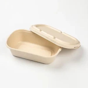 100% Biodegradable Bagasse Tableware Compostable Food Container