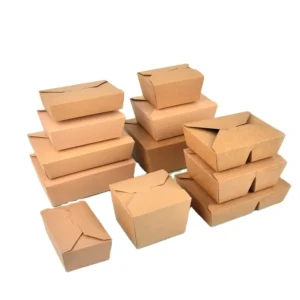 Customized Disposable Environmentally Friendly Carton Quick-selling Box 1500ml Food Packaging