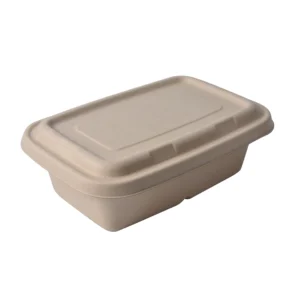 Eco-friendly Disposable 1250ml Food Box Biodegradable Food Container