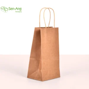 Eco Friendly Kraft Custom Without Handle Bulk 25Cm White for Luminary Wholesale Paper Bag