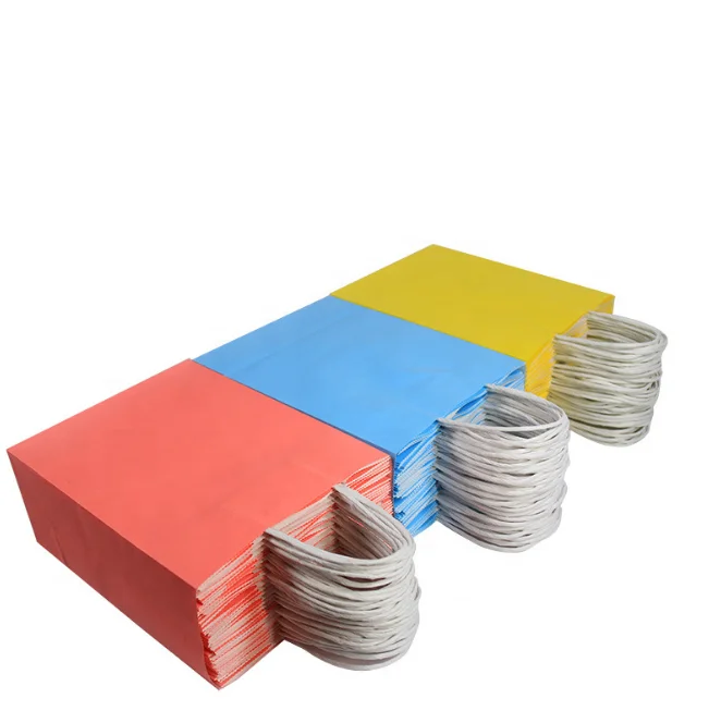 Customized Disposable Paper Bag Top Seller Cheap Price Shopping Bag with Handle - Image 4