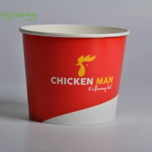 Factory Direct Sale Hot Packaging 32Oz 46Oz 64Oz Paper Box Noodle Soup Kraft Cup Fried Chicken Bucket