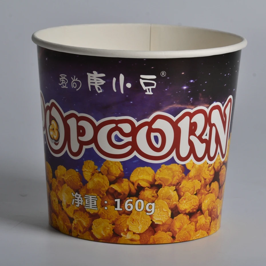 Porridge Soup Paper Bowl Cup Custom Eco-Friendly Fry Takeaway Fried Chicken Popcorn Bucket Packaging - Image 3