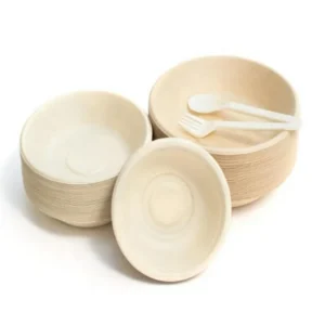 Disposable Biodegradable Lunch Paper Pulp Food Sugarcane Bagasse Bowl With Lid