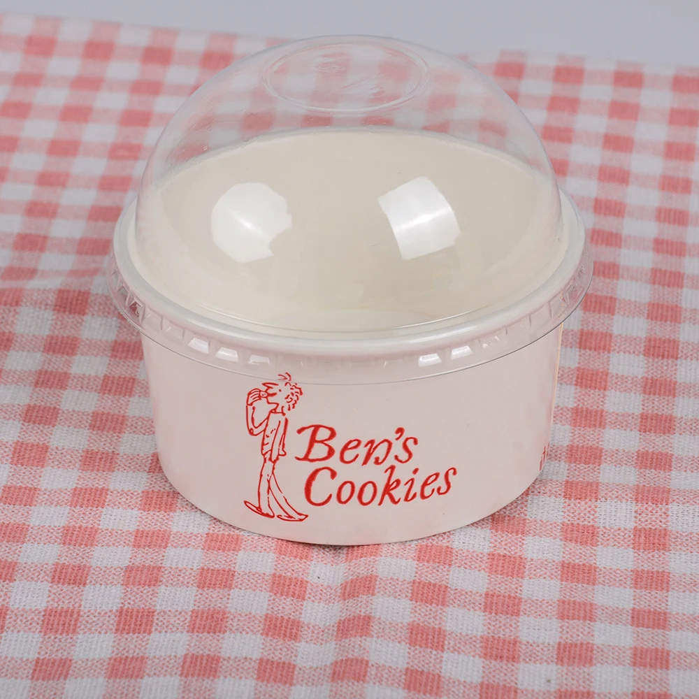 Biodegradable 4oz Paper Gelato Ice Cream Cup Disposable Custom 16oz Yogurt Ice Cream Packaging Paper Cup Container - Image 5
