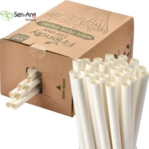 Factory Printing Custom Eco Friendly Wholesale Paper Straw Biodegradable