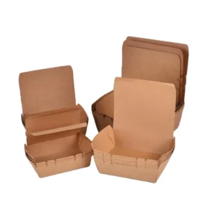 1600 Customized Food Grade Paper Packaging French Fried Chicken Box