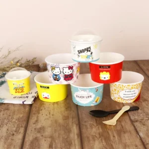Wholesale Color Customized Container Ice Cream Bucket