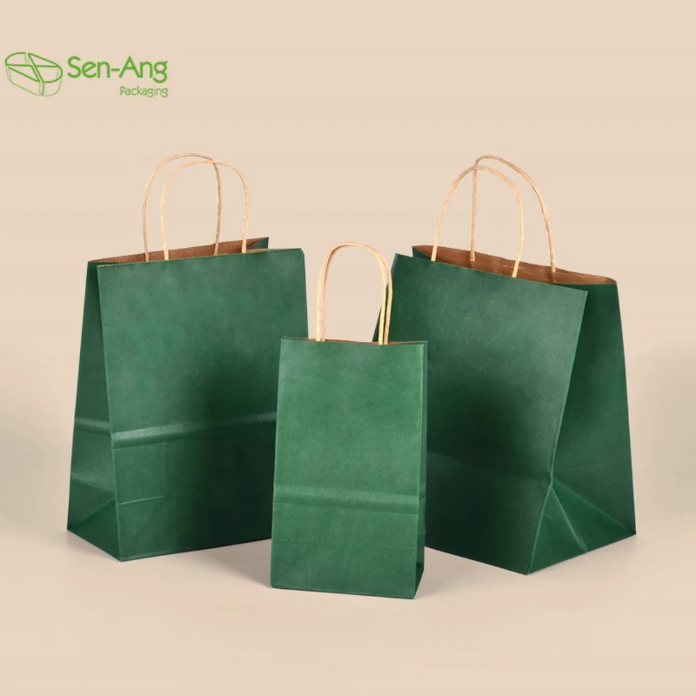 Best Price Small No Custom Size With Handle White Paper Bag Bulk - Image 2