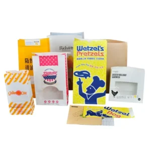 Morden Style Disposable Paper Pasta Take Away Box Square Noodle Packing Cup