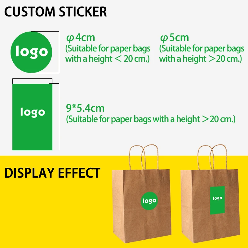 28*28*15cmFactory Sale Custom Printed Your Own Logo White Brown Kraft Paper Bag Cheap Price Shopping Gift Bag - Image 5