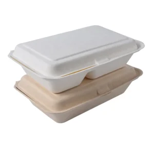 Burritos Curries or Nacho Bagasse Clamshell Meal Box