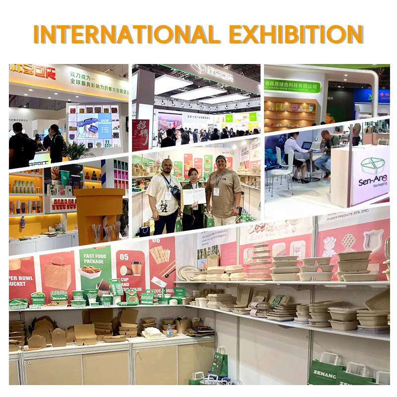 Round Circular 1100ml Packaging Boxes Kraft Paper Bento Bowl Take Away Salad Ramen Soup Container 500ml 750ml 1000ml - Image 5