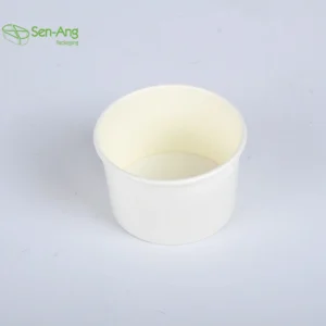 Wholesale Yogurt Lid Frozen Wallsicecream Wall Take Away Bowl Food Grade Paper Cup for Ice Cream