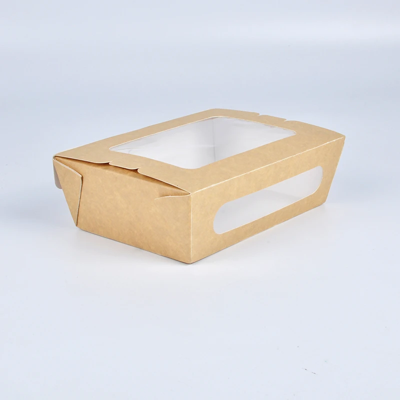 Natural Kraft Salads Sandwiches Pastries Take Out Window Boxes - Image 4