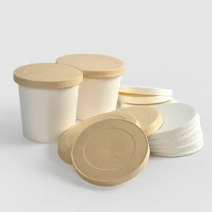 Factory Manufacturer Biodegradable Disposable Paper Coffee Cup Lid
