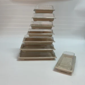 Biodegradable Takeaway Catering Food Container Sushi Lunch Packaging Box