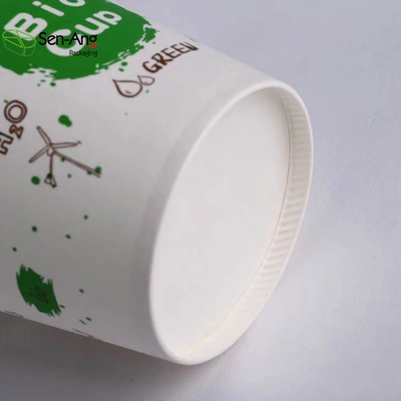 8Oz Double Packaging Plastic Free Single Wall Craft Paper Food Grade Disposable Cup for Wine & Mineral Water - Image 2