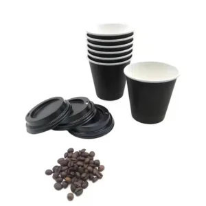 100 8Oz Double Packaging Plastic Free Single Wall Paper Cup