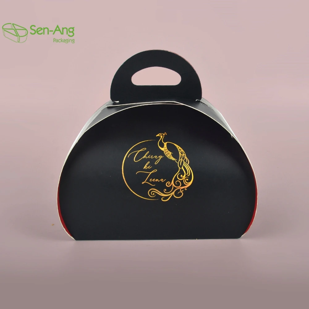 Promotion Large Recyclable Cake Potato Chips Kraft Mini Packaging Luxury Custom Color Triangle Sandwich Box Window - Image 3