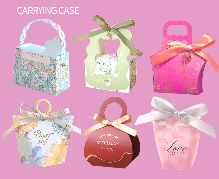 Wholesale Small Order Quantity Folding Wedding Favors Hexagon Chocolate Box for Parties - Image 5