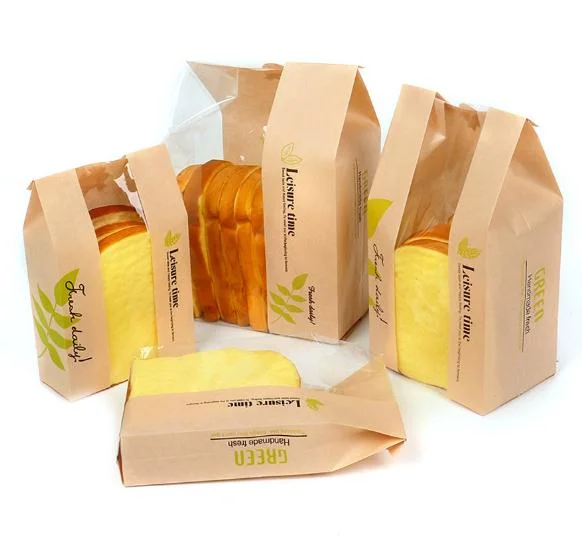 Biodegradable Baking Accessories & Cake Decorating Oilproof Bread Paper Bags Good for Candy Cookies Doughnut Bakery Food - Image 3