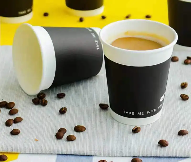 Disposable Kraft Paper Cup Disposable Thick Cup for Hot Drink - Image 2