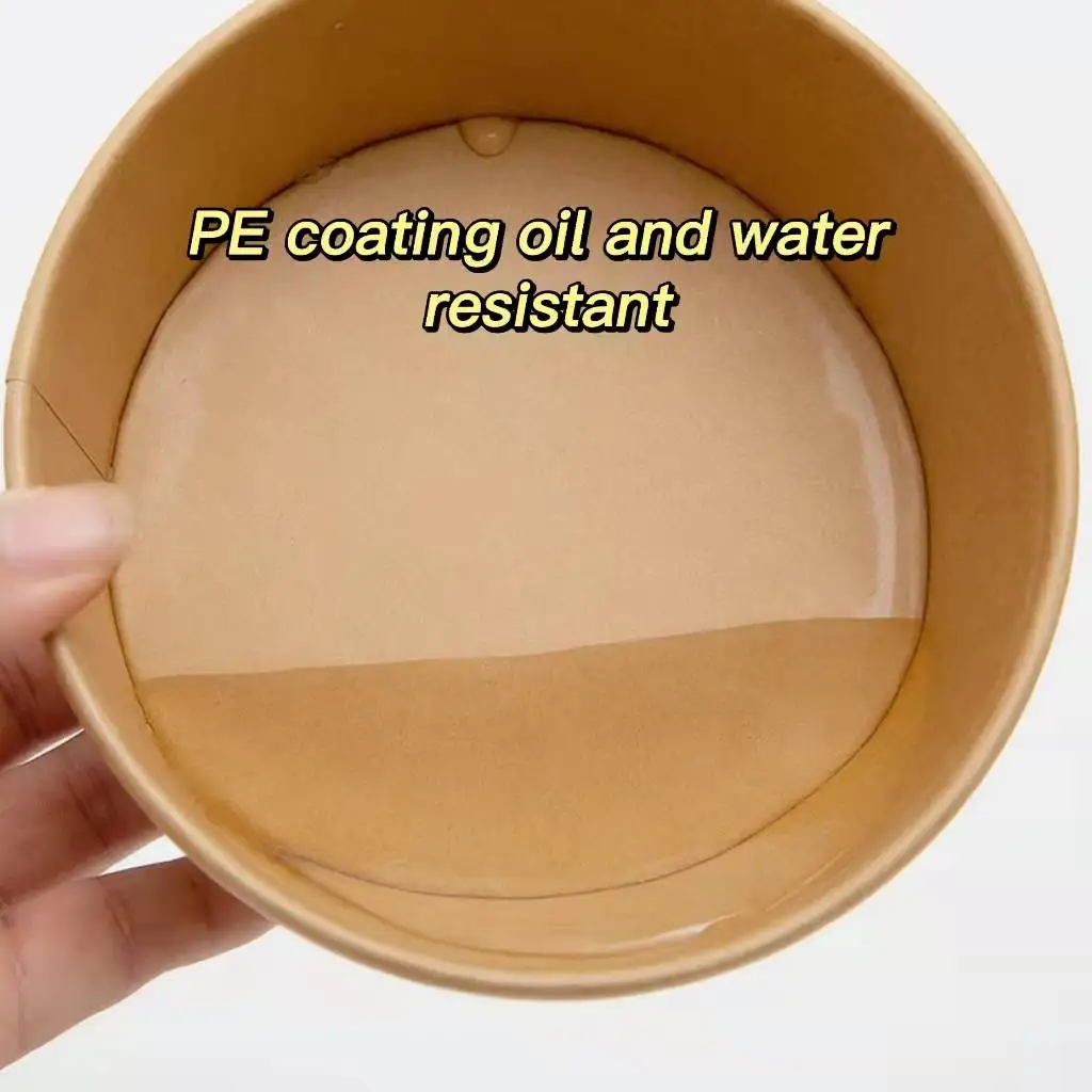 Popular Design Craft Waterproof Oval Mini Mixing Set Paper Kraft With Lid Bowl Salad - Image 4