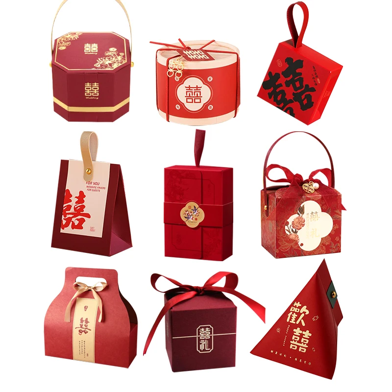 Wholesale Small Order Quantity Folding Wedding Favors Hexagon Chocolate Box for Parties - Image 2