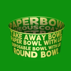 Disposable Custom Printed Kraft Paper Single Wall Bowls 500/750/1000ml with Lids for Fast Food Salad & Snack Takeaway