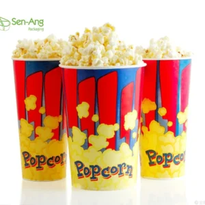 Wholesale Fried Chicken Bucket With Pla Coating Popcorn Paper Cup