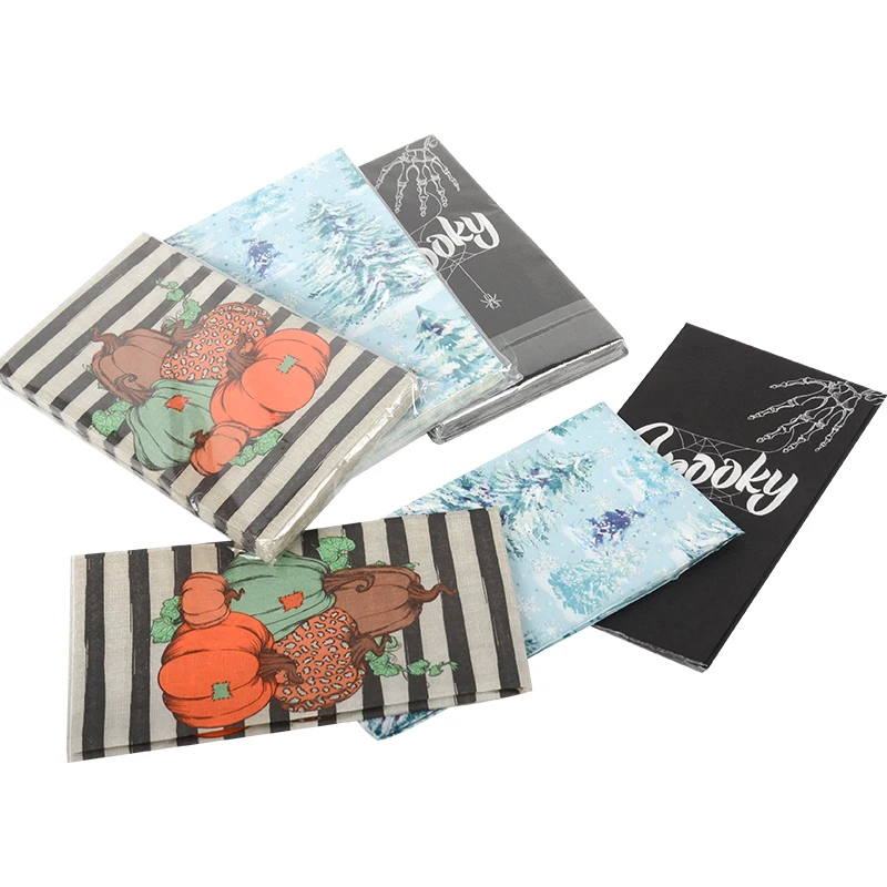 Customizable 1-Ply Airlaid Paper Napkin Disposable and Printed Foldable Serviettes for Cutlery Holding - Image 6