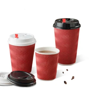 Disposable Kraft Paper Cup Disposable Thick Cup for Hot Drink