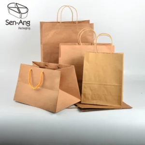 Custom Print Logo White Kraft Oversize Eco Friendly Shopping Card 1 Kilo Tissu Paper Bag