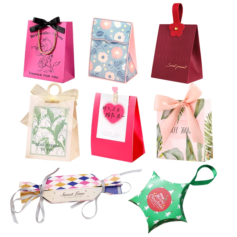 Wholesale Small Order Quantity Folding Wedding Favors Hexagon Chocolate Box for Parties